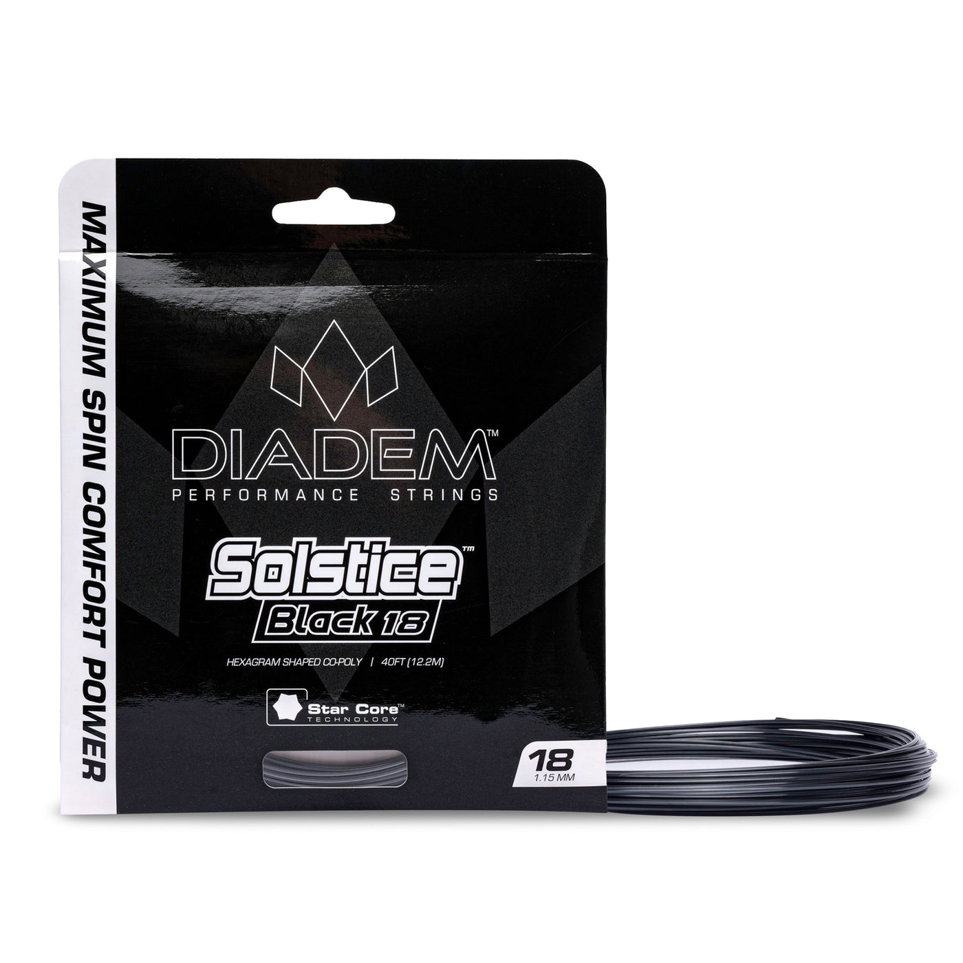 Solstice Black tennis string